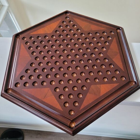 Vintage Bombay Wooden Marble Game Board - Picture 1 of 6